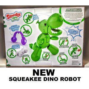 NEW Squeakee The Balloon Dino Interactive Dinosaur ROBOT Pet Toy Stomps, Roars